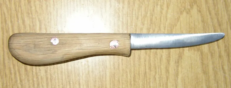 My grandfather’s vegetable knife, finished project