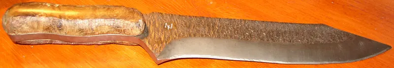 Attila’s early knife, finished project