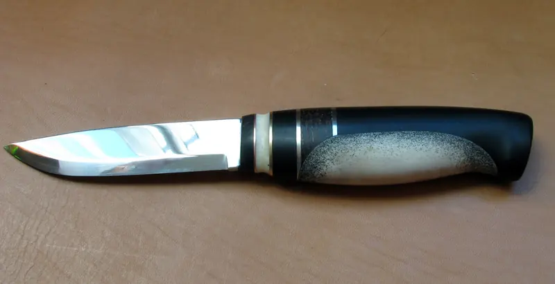 Penguin-handled knife, finished project
