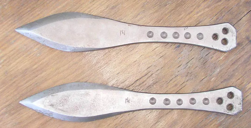 Roland’s throwing knives, finished project