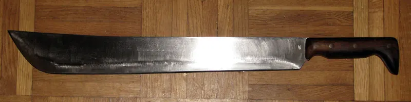 An early machete, finished project