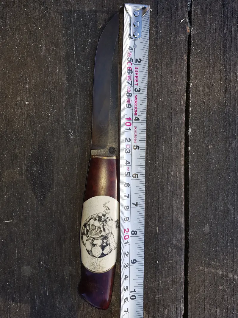 Illustrated handle, finished project