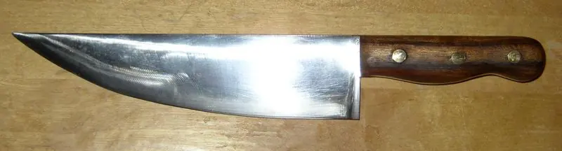 An early chef’s knife, finished project