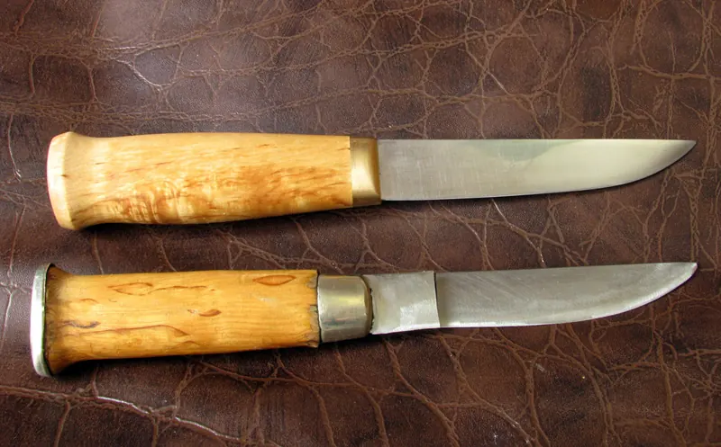 Replacement hunting knife, finished project