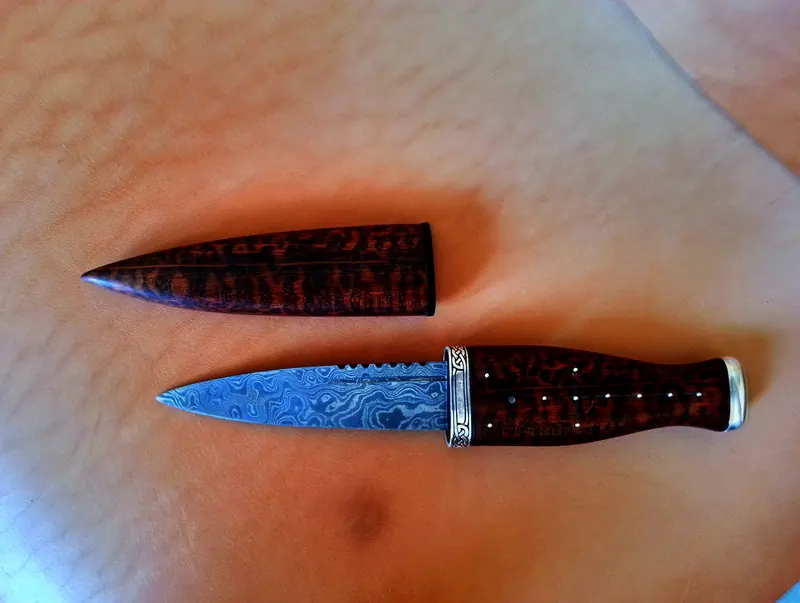 Sgian dubh, finished project