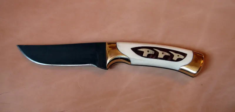 Scythian-pattern knife, finished project