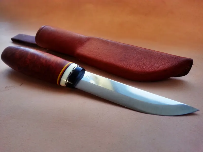 Sheoak puukko, finished project